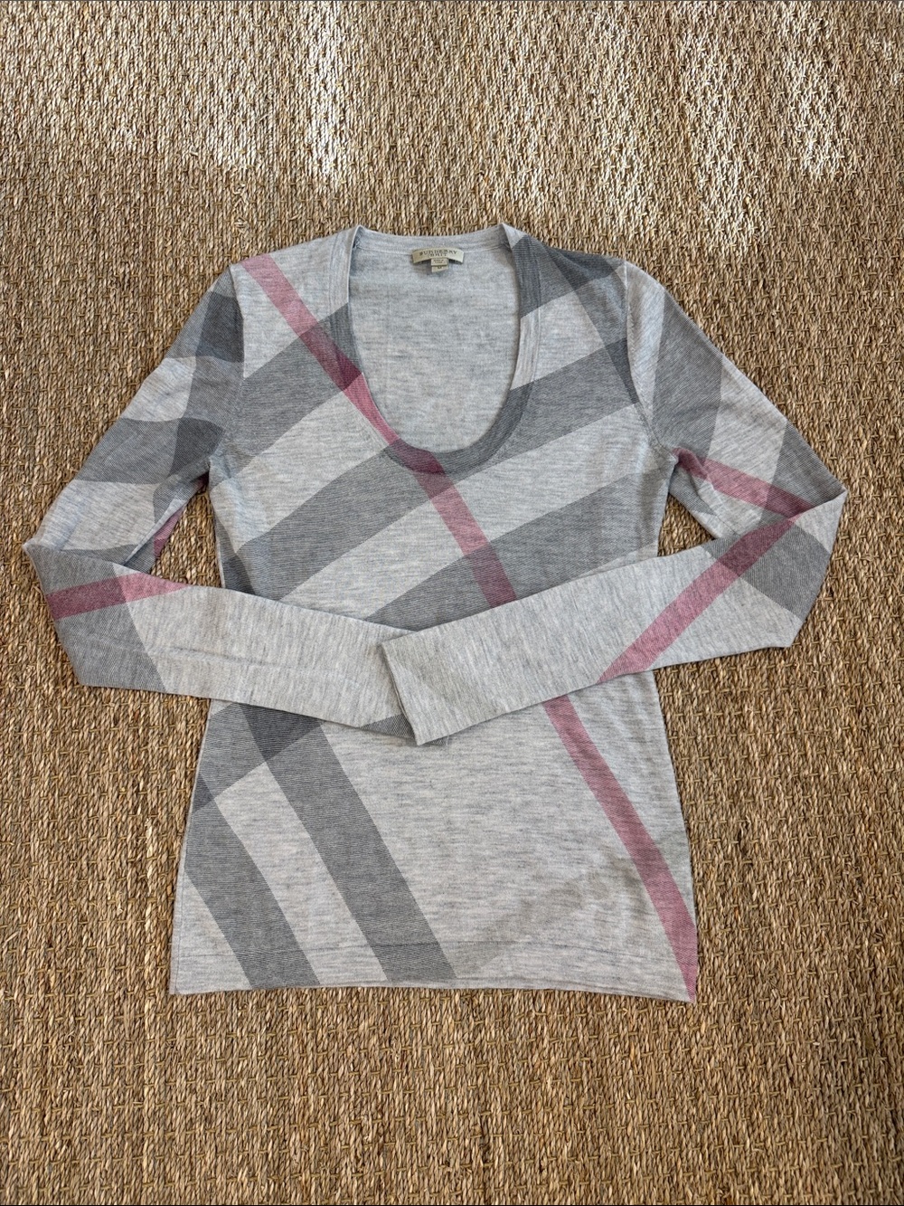 Burberry Brit wool fitted sweater